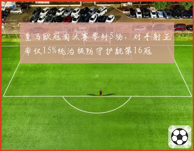 皇马欧冠淘汰赛零封5场，对手射正率仅15%统治级防守护航第16冠